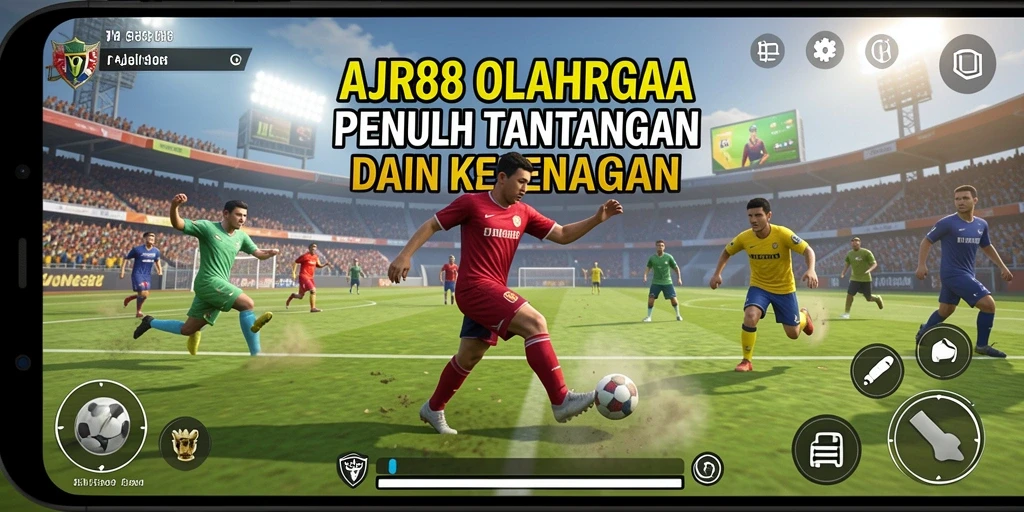 Tampilan gameplay AJR88 yang menampilkan aksi olahraga mendebarkan.