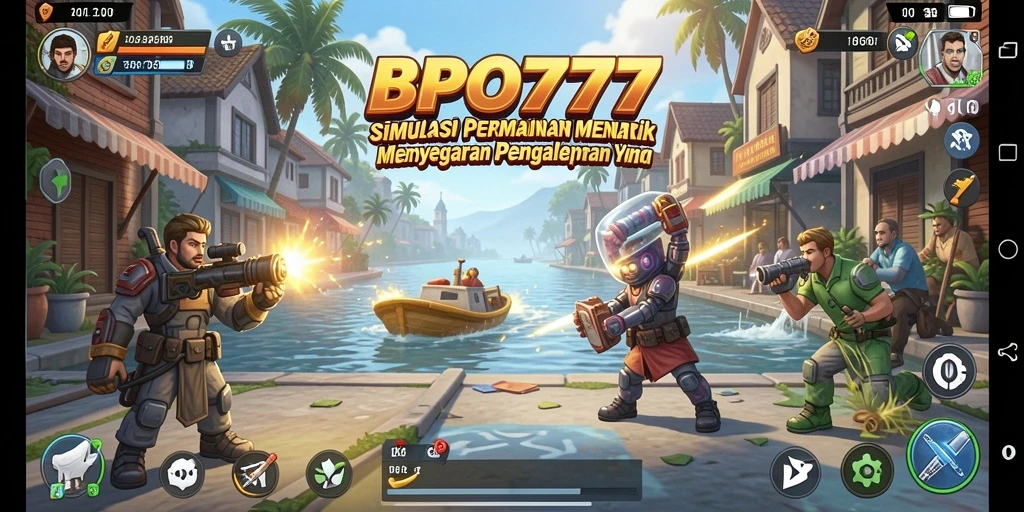 Screenshot gameplay BPO777 menampilkan aksi seru dalam dunia simulasi.