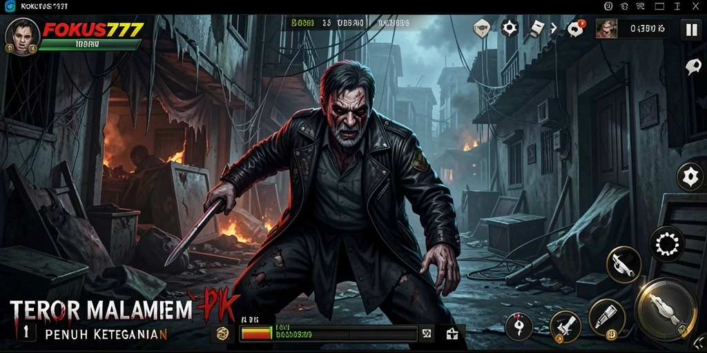 Tampilan gameplay FOKUS777 yang mengerikan dan menakutkan.