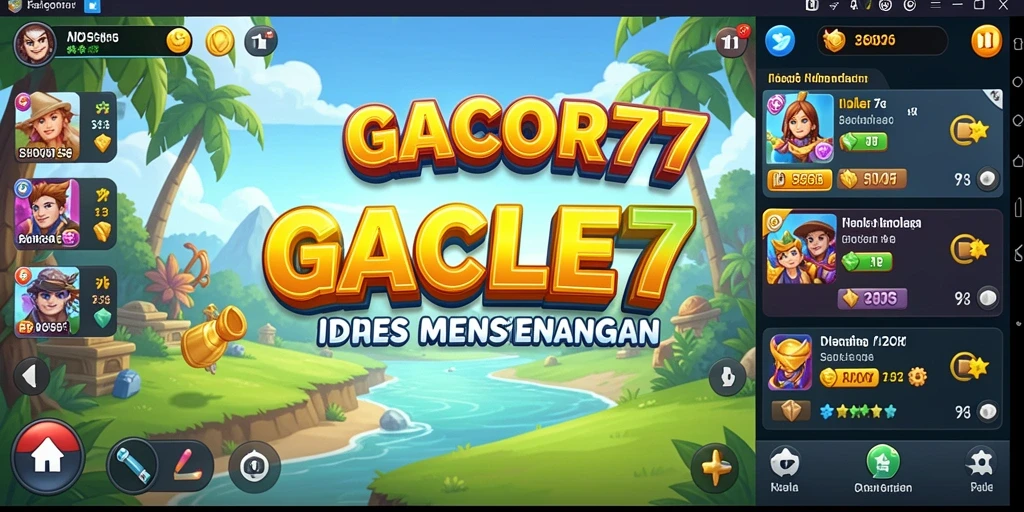 Tampilan gameplay GACOR77 yang menarik dan menawan.