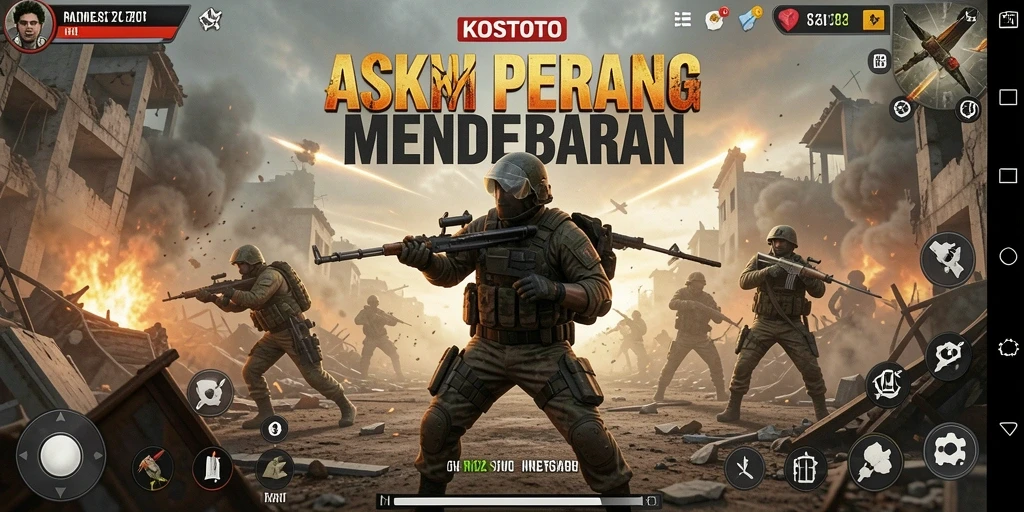Gameplay KOSTOTO yang menegangkan dan penuh aksi.
