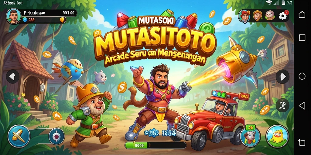 Tampilan menarik dari gameplay seru MUTASITOTO.