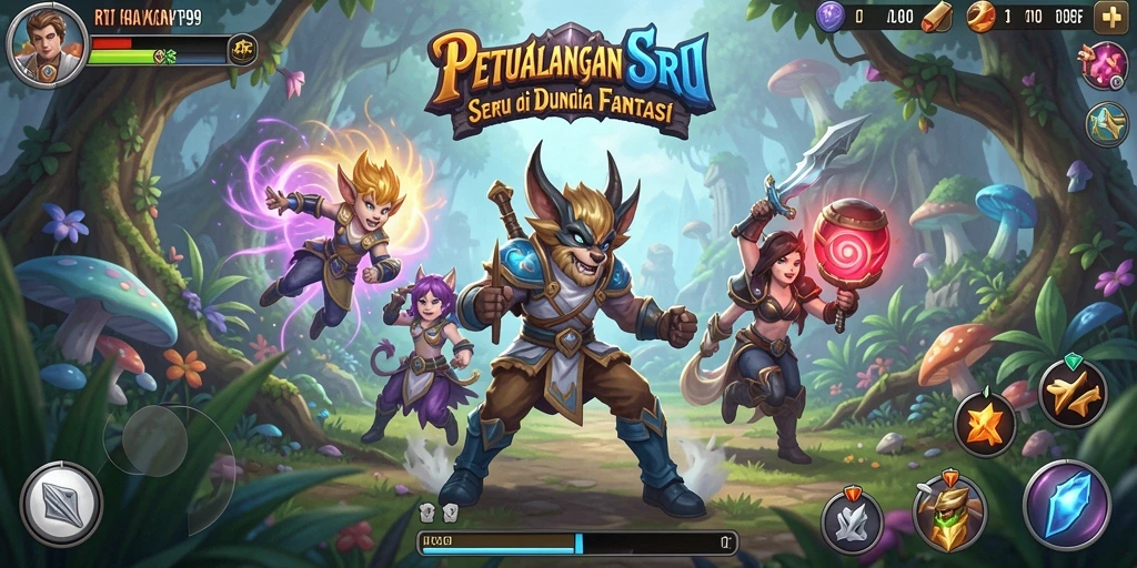 Gameplay seru dari RT99 dengan grafik menawan dan petualangan menarik.